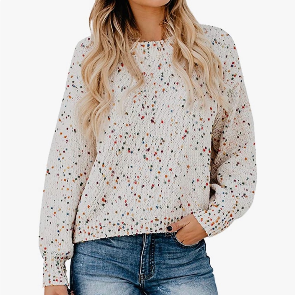 Confetti styled sweater